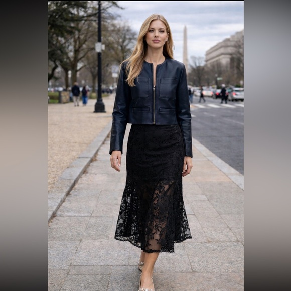 Lamarque Jackets & Blazers - Anthropologie NWT Lamarque Linette Leather Jacket size L.